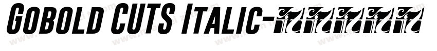 Gobold CUTS Italic字体转换